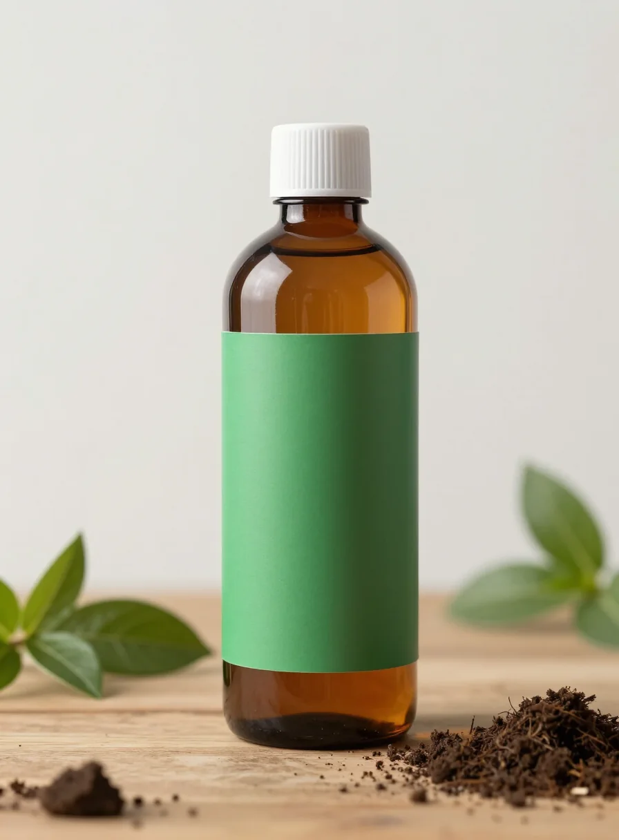 Botol produk nutrisi tanaman organik PurePlus