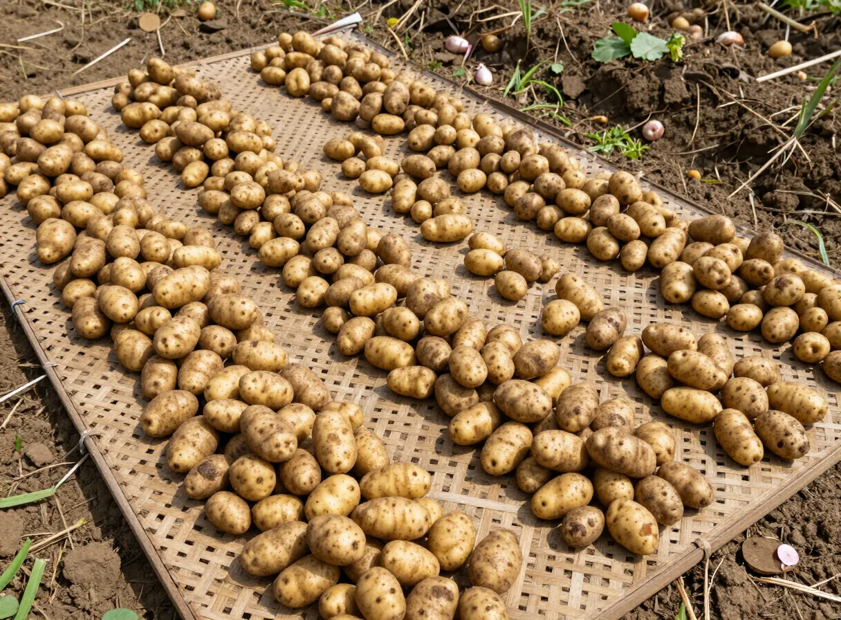 Umbi dan anakan bertambah setelah menggunakan nutrisi tanaman organik PurePlus